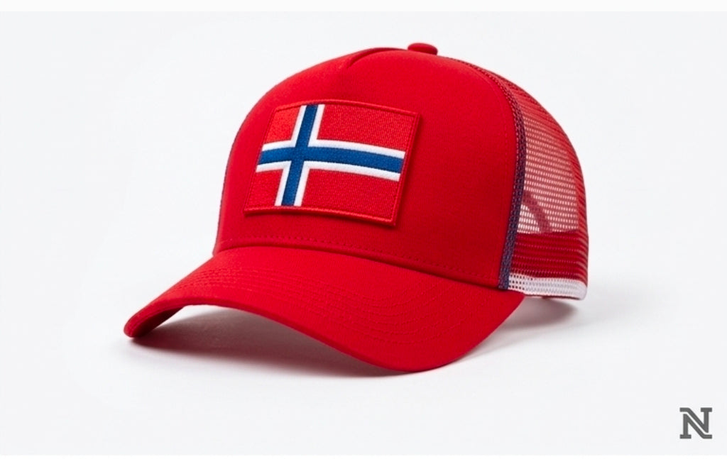 Norge Trucker Caps – Perfekt til 17. mai og Fotball-VM! 🇳🇴